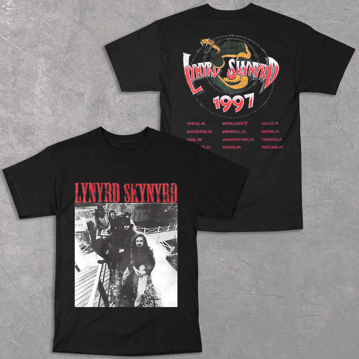 90’s Lynyrd Skynyrd Band TourUnisex T-Shirt