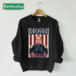 God Bless America The Boys Homelander Premium Black Sweatshirt Black Sweatshirt