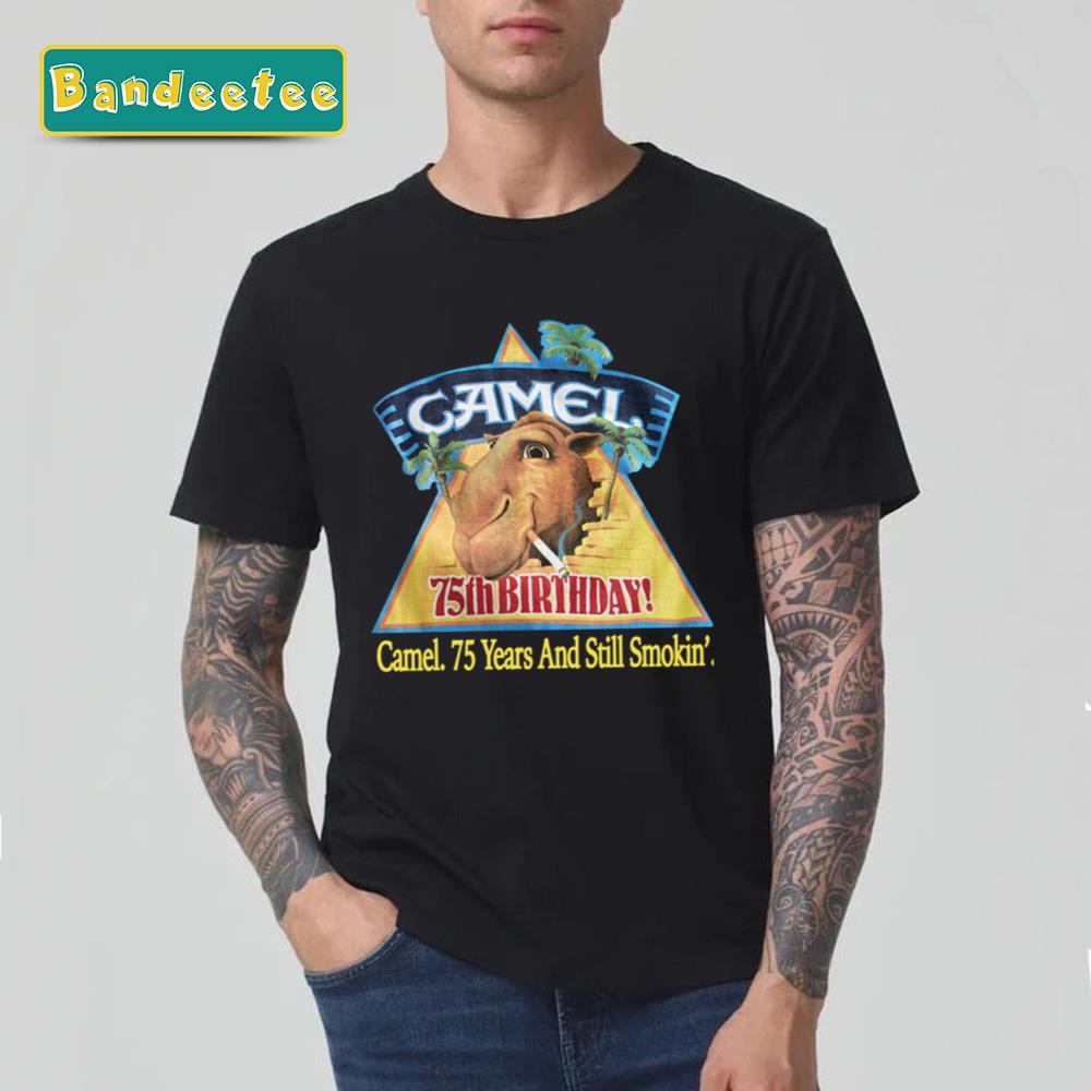 Camel Cigarettes Pocket Gray Deadstock Joe Camel Unisex T-Shirt