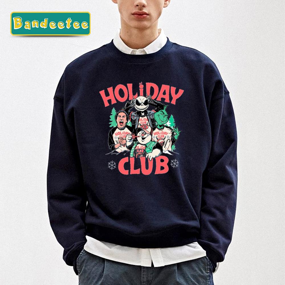 Christmas Movie Holiday Club Unisex Sweatshirt