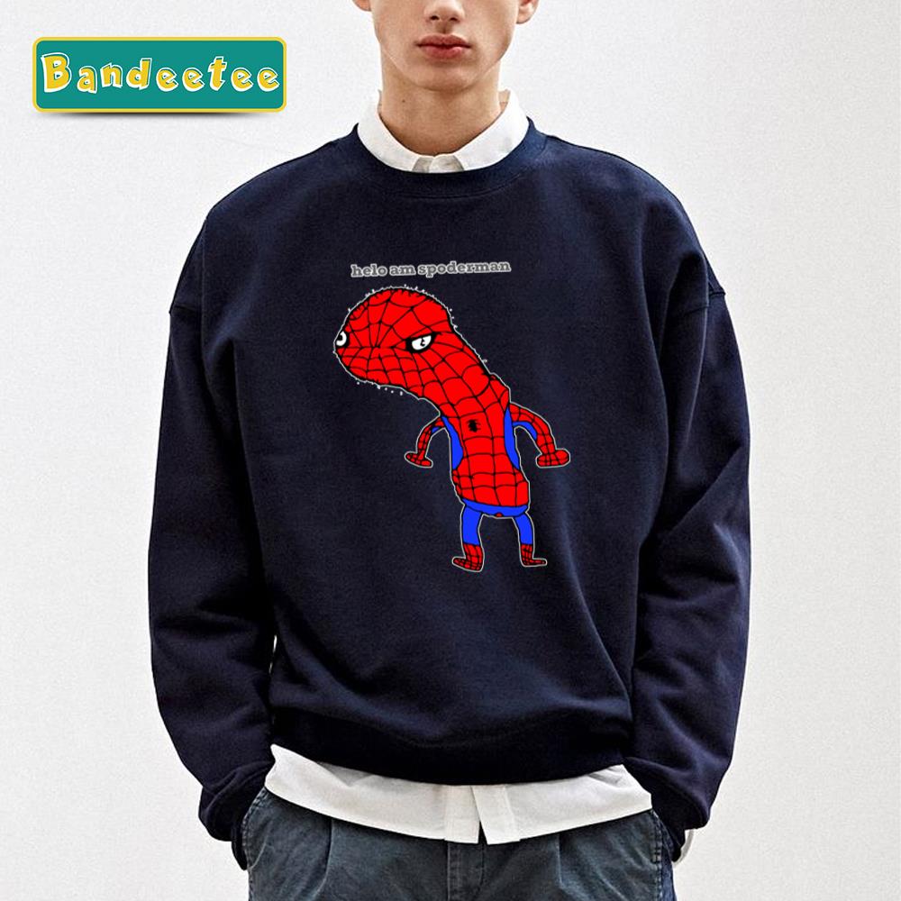 Funny Spider Handrawing Shirt Spideymenn Mcu Unisex Sweatshirt