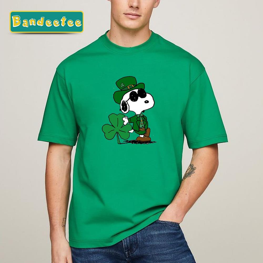 Joe Shamrock Snoopy Dog St Patricks Unisex T-Shirt