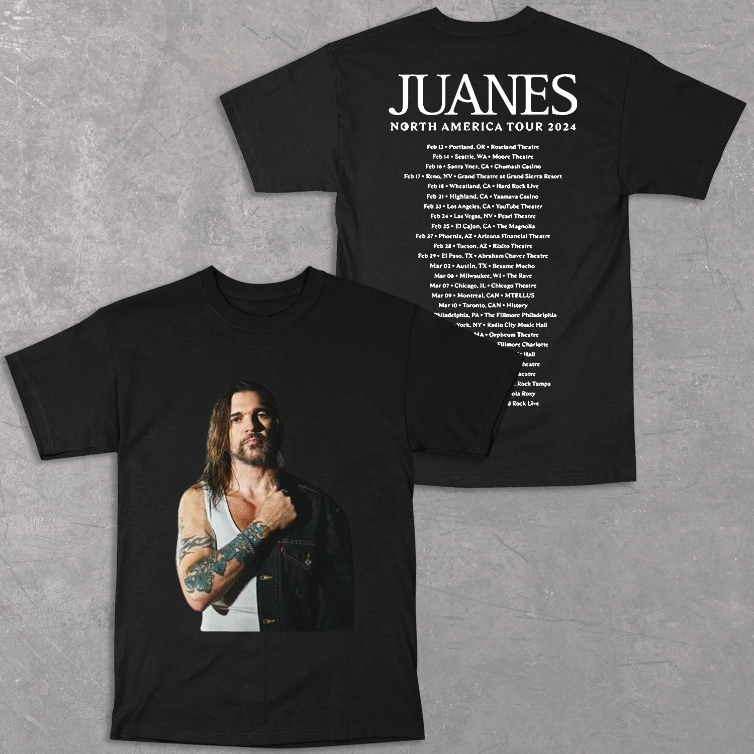 Juanes North American TourUnisex T-Shirt