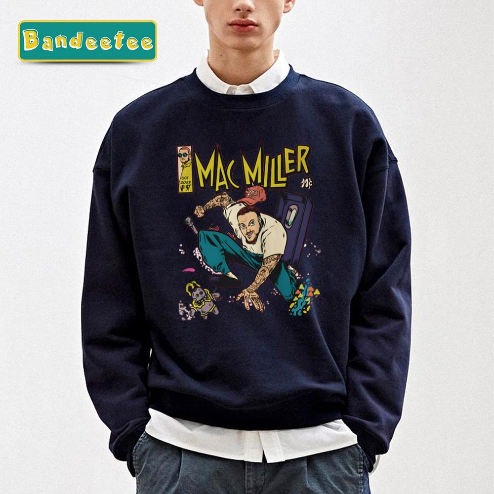 Mac Miller Vintage Shirt Vintage Rap Tee Mac Self Care Unisex Sweatshirt