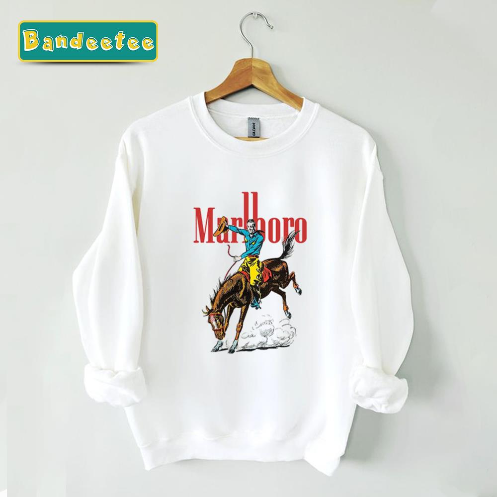 Marlboro Jump Higher Cowboy Western Unisex Sweatshirt