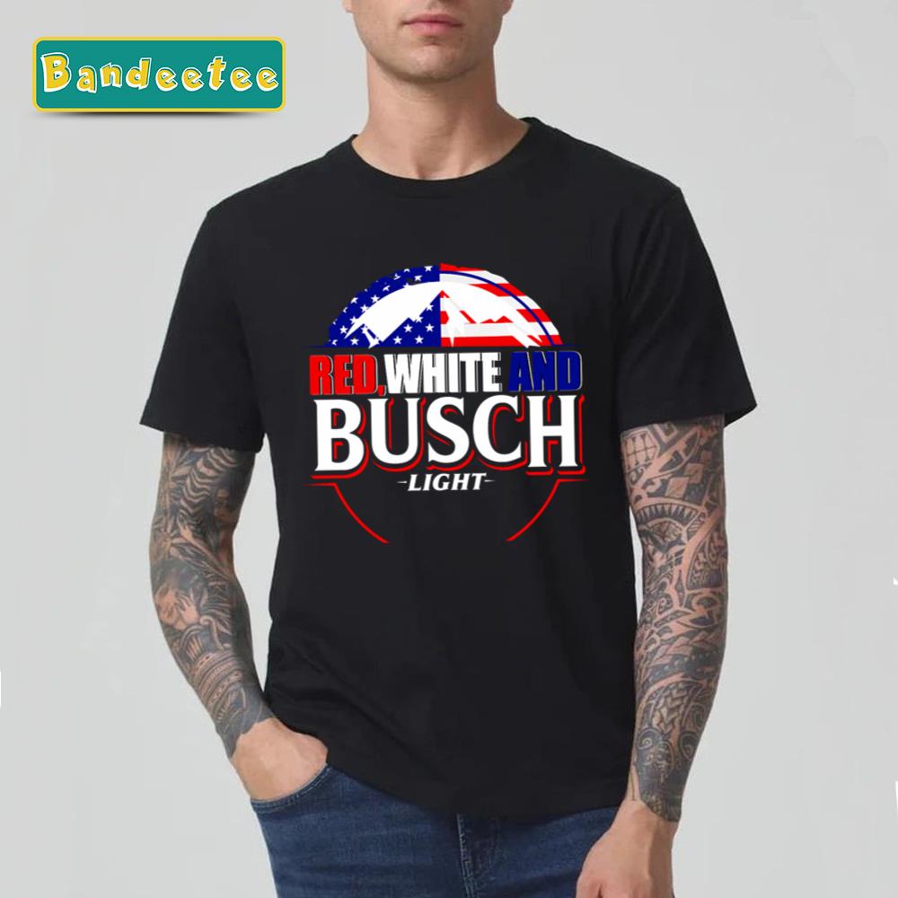 Red White And Busch Light Unisex T-Shirt