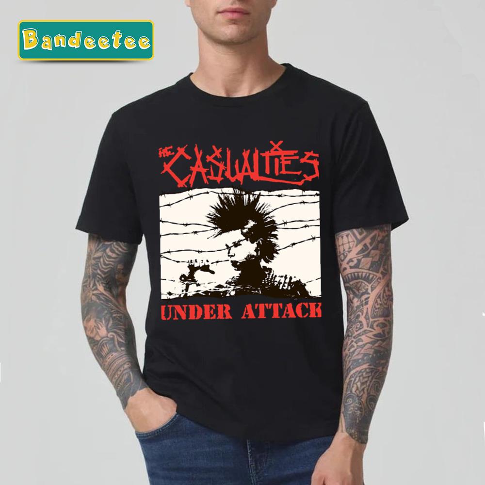 The Casualties Band Art Under Attack Unisex T-Shirt