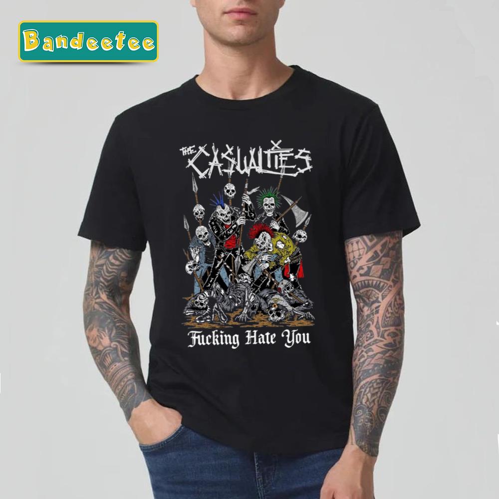 The Casualties Band Art Under Attack Unisex T-Shirt