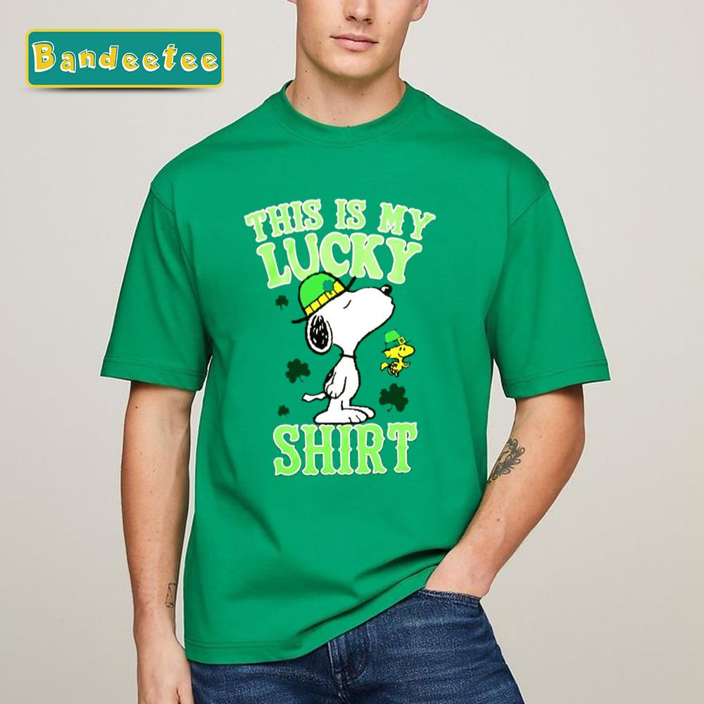 This Is My Lucky Shirt Snoopy St Patricks Day Unisex T-Shirt