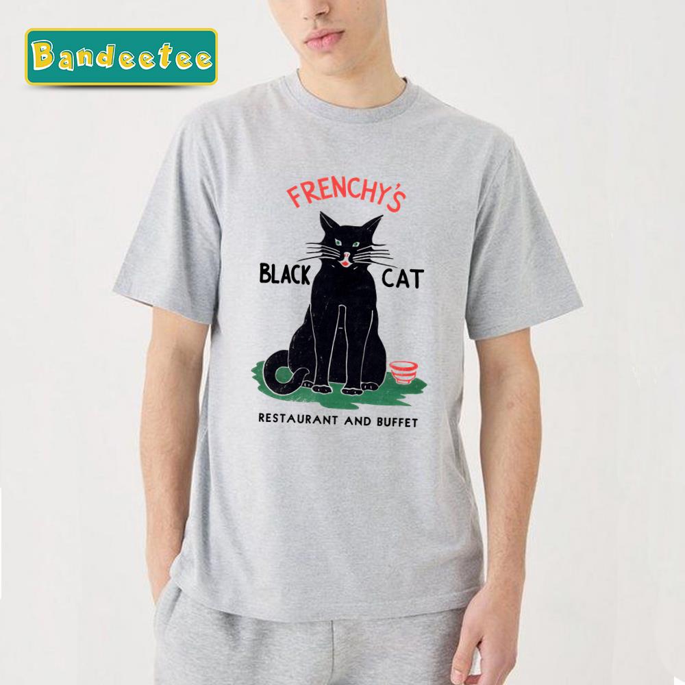 Vintage Frenchy’s Black Cat Unisex T-Shirt