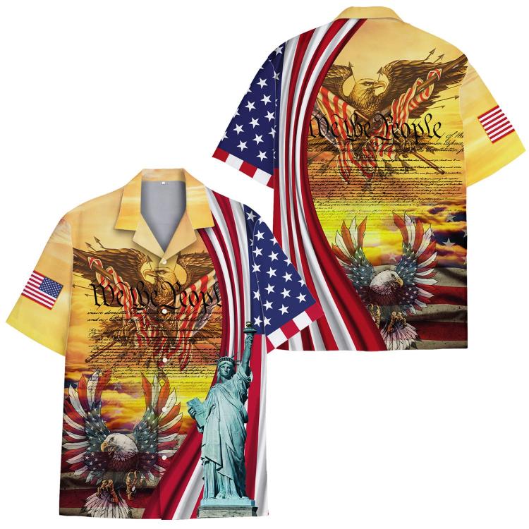 Flamingo Hawaiian Shirts For Men Women Retro 80s Flamingo Summer Beach Button Down