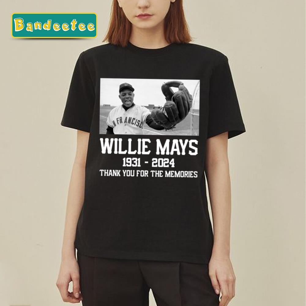 Willie Mays 24 Legend Art Unisex T-Shirt