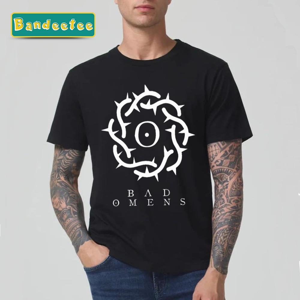 Bad Omens Crown White Pattern Unisex T-Shirt