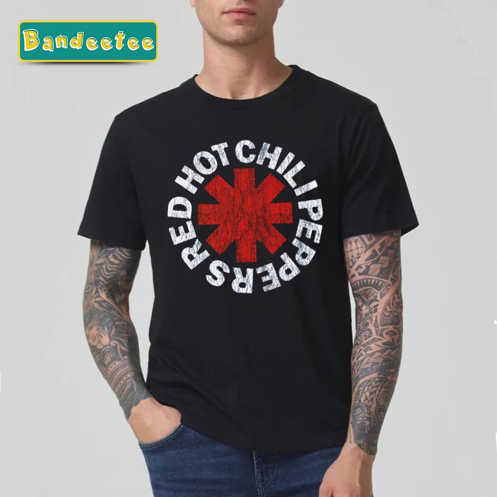 Black Hot Peppers Rock Band Unisex T-Shirt