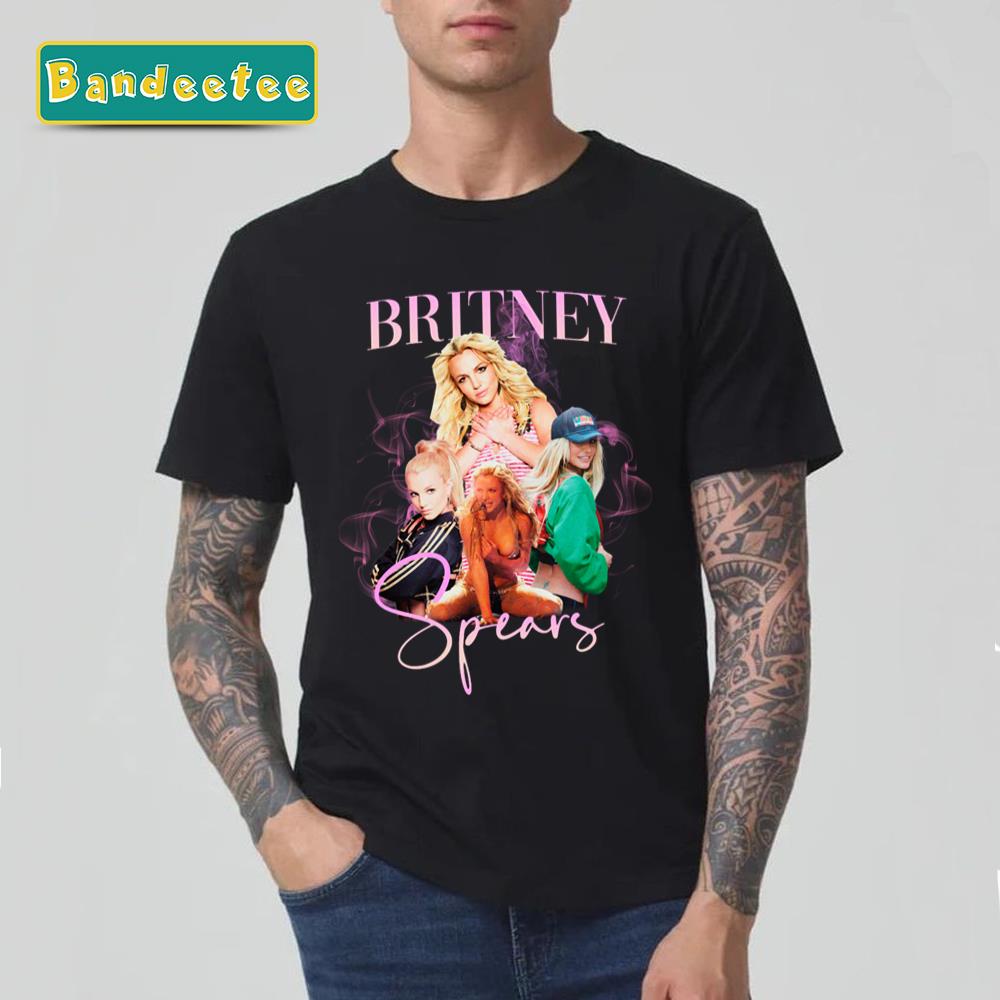 Britney Spears Collage Art Unisex T-Shirt