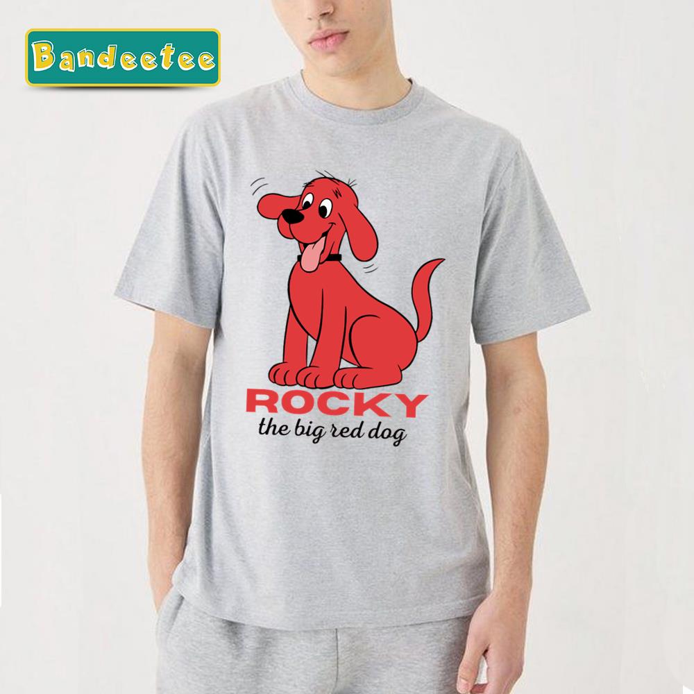 Cartoon Rocky The Big Red Dog Unisex T-Shirt