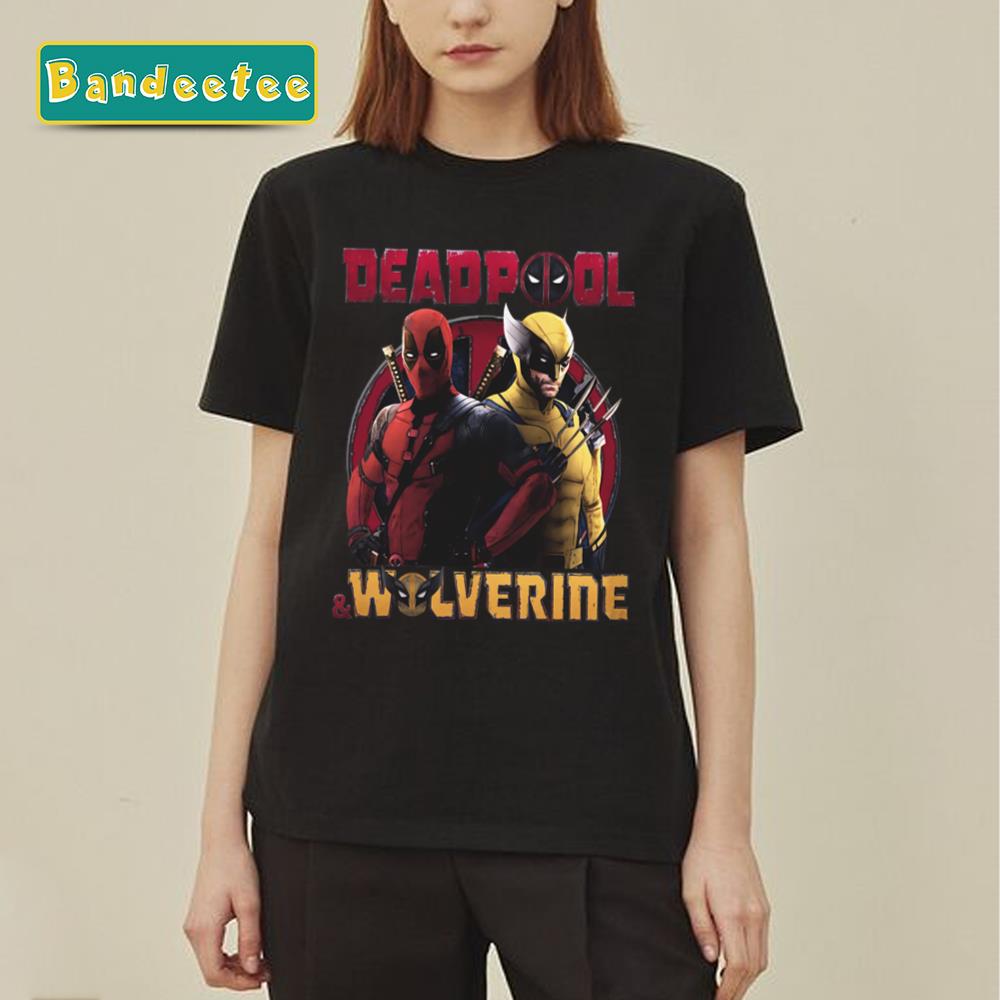 Color Deaddpool And Wolvierine 2024 Unisex T-Shirt