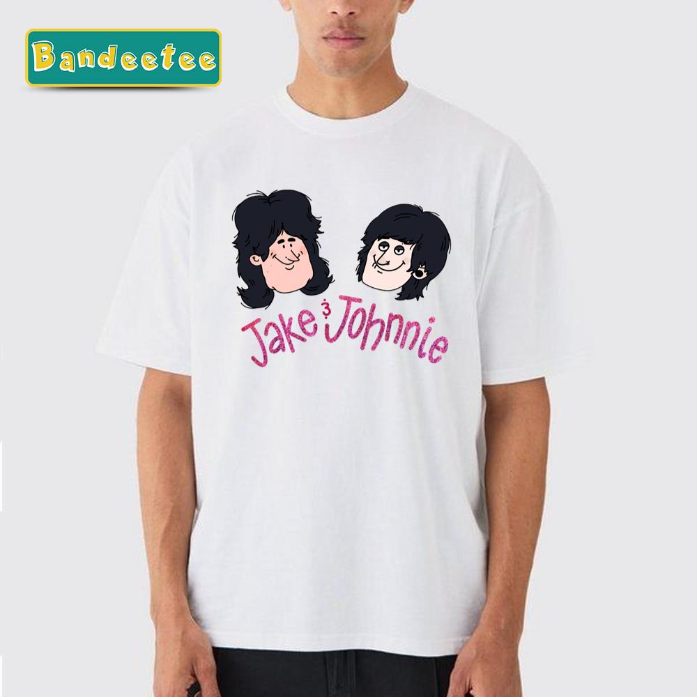 Cute Cartoon Art Jake And Johnnie Unisex T-Shirt