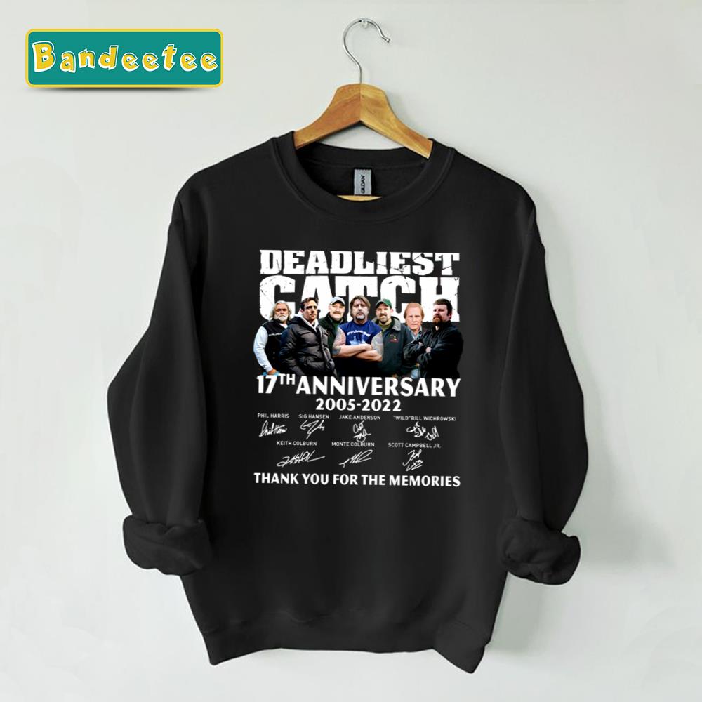 Deadliest Catch 17e Anniversaire 2005 2022 Classique Unisex Sweatshirt