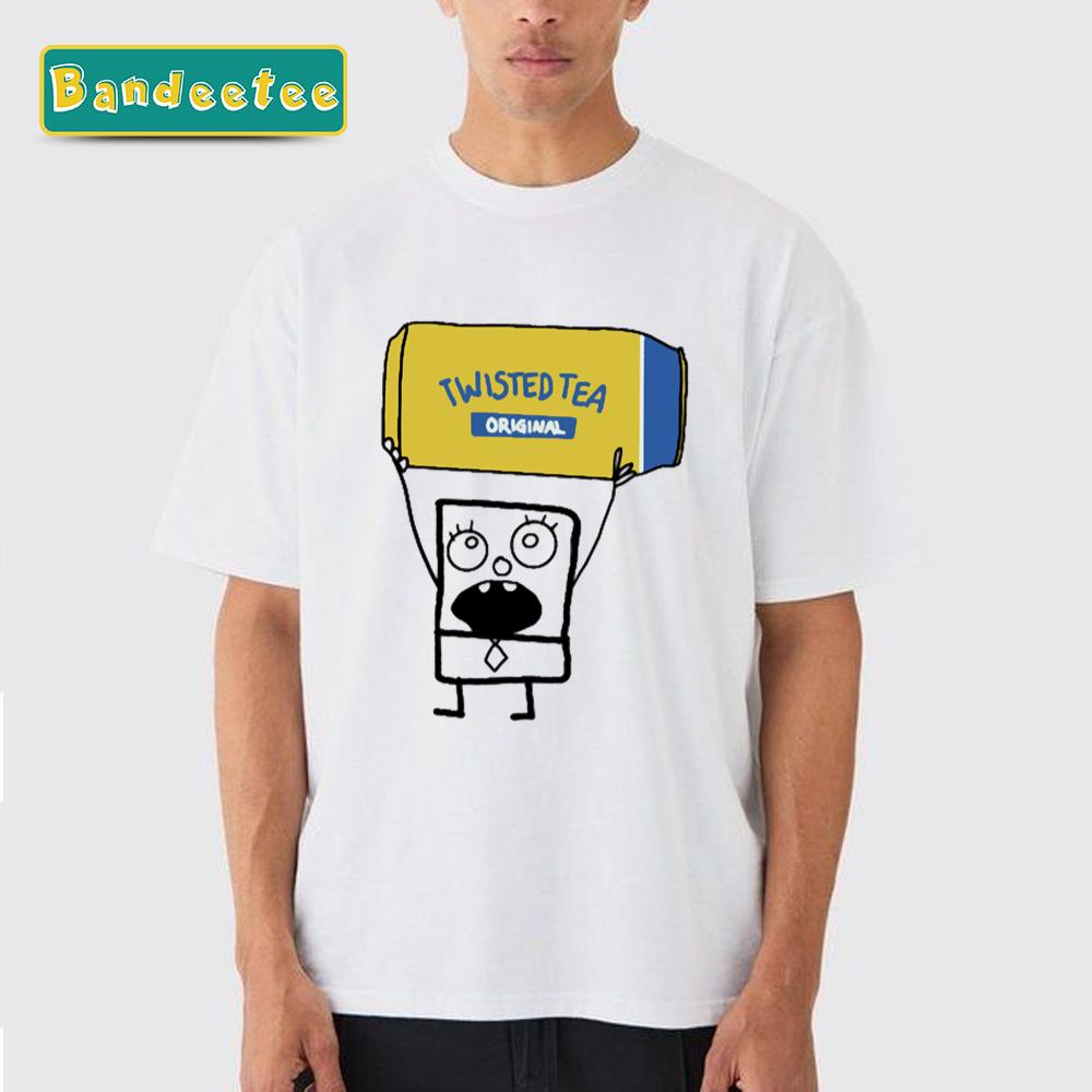 Doodlebob Twisted Tea Spongebob Unisex T-Shirt