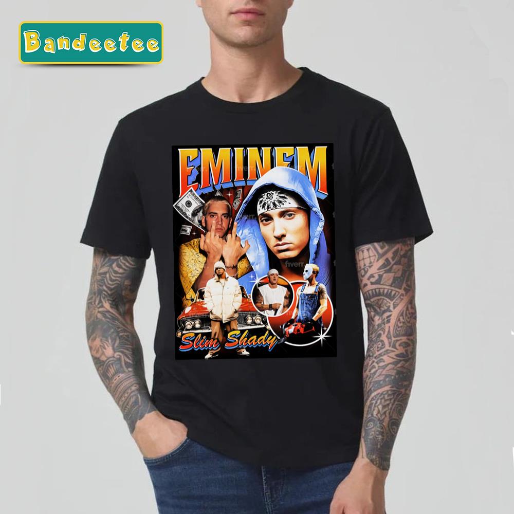 Eminem Retro Album Slim Shady Unisex T-Shirt