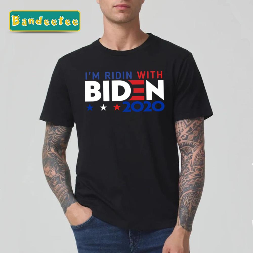 Funny Vintage I’m Ridin With Biden 2020 Unisex T-Shirt