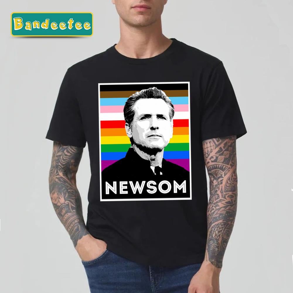 Gavin Newsom Lgbtq Pride Unisex T-Shirt