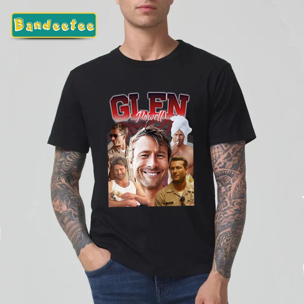 Glen Powell Retro Style Unisex T-Shirt