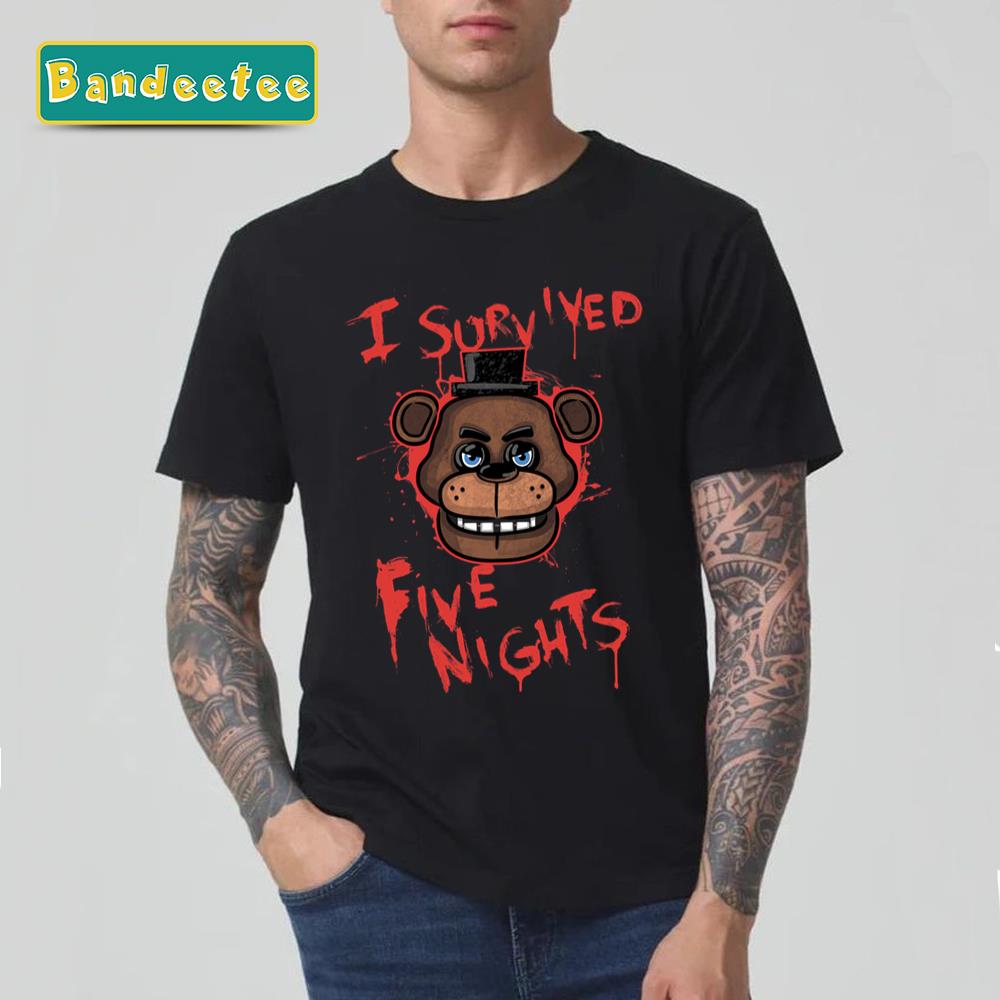 I Survived Five Nights At Freddy’s Pizzeria Unisex T-Shirt