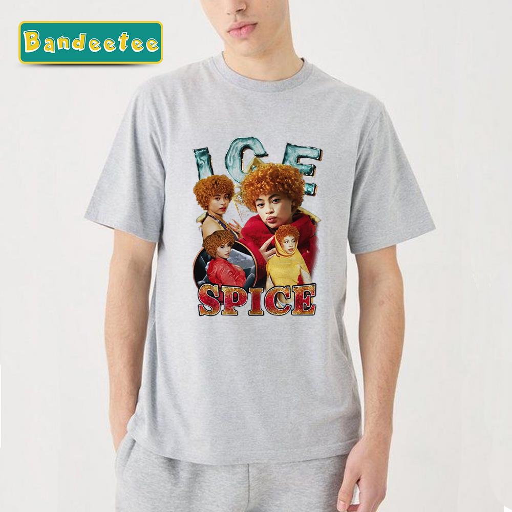 Ice Spice Retro Portrait Unisex T-Shirt