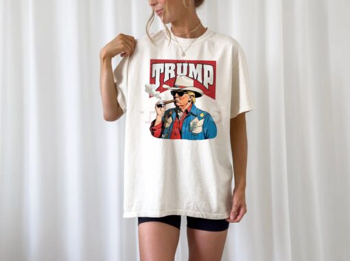 TRUMP Shirt, Patriotic 4th of July Shirt, Shooters Trump Rally Shirt