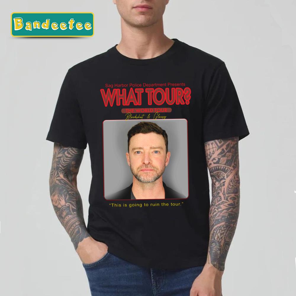 Justin Timberlake Mugshot Tour Unisex T-Shirt