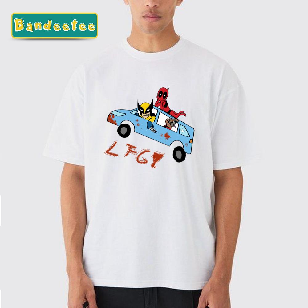 Lfg Deadpool 4 Driving Scene Unisex T-Shirt