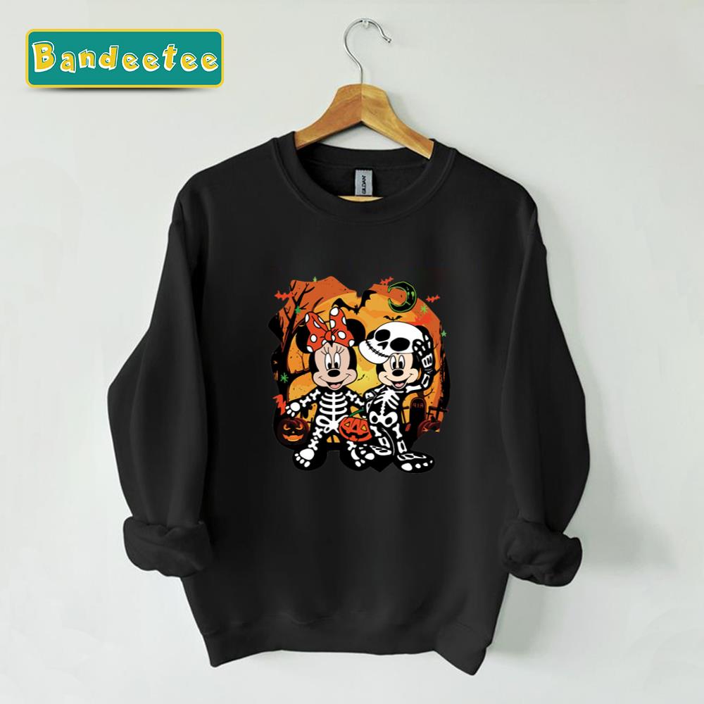 Mickey Halloween Mickey Minnie Unisex Sweatshirt