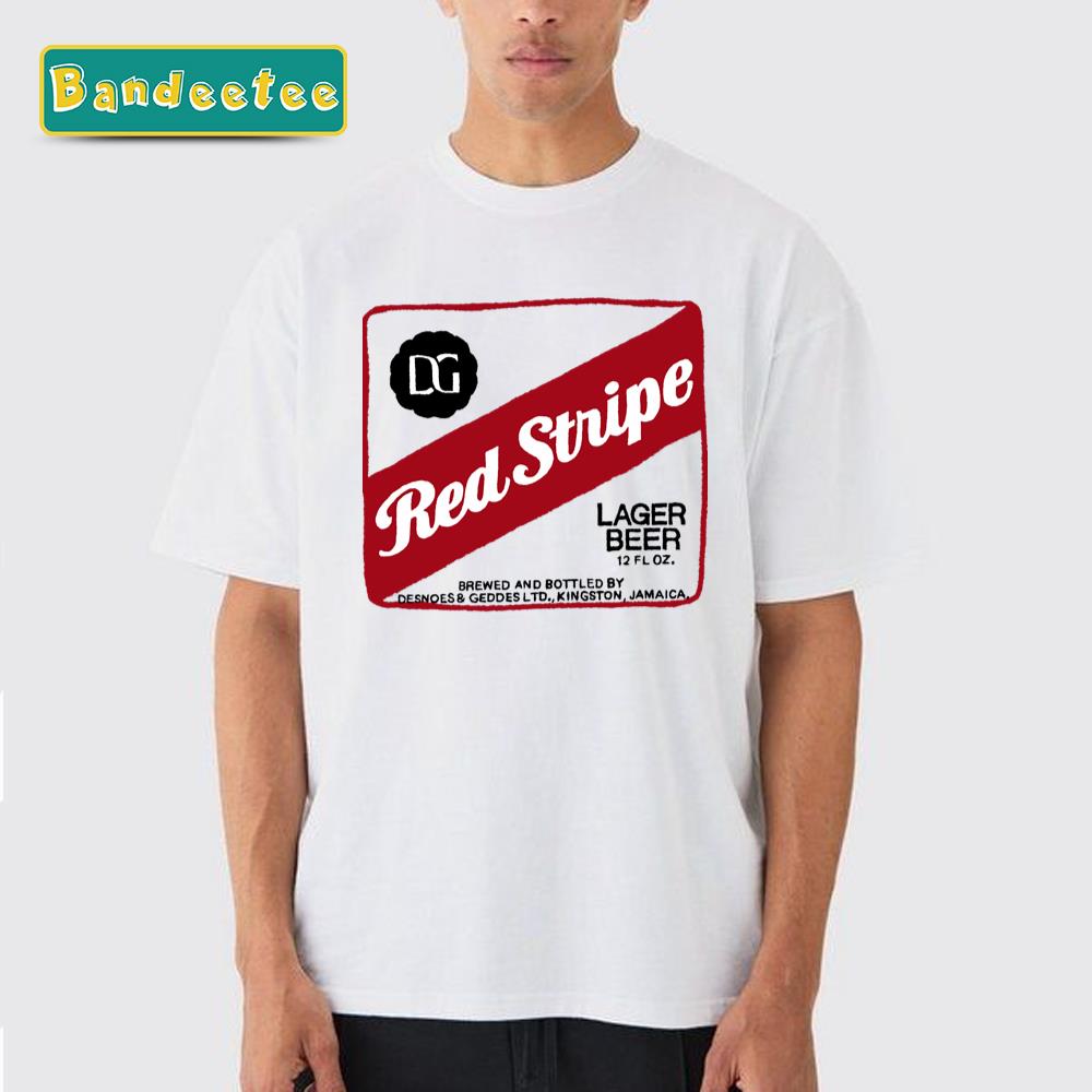 Red Stripe Transparent Pop Unisex T-Shirt