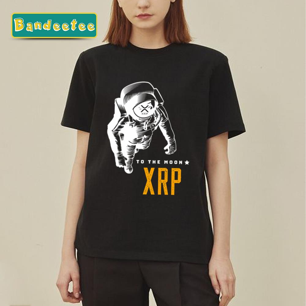 Ripple Xrp Cryptocurrency Space Badge Unisex T-Shirt