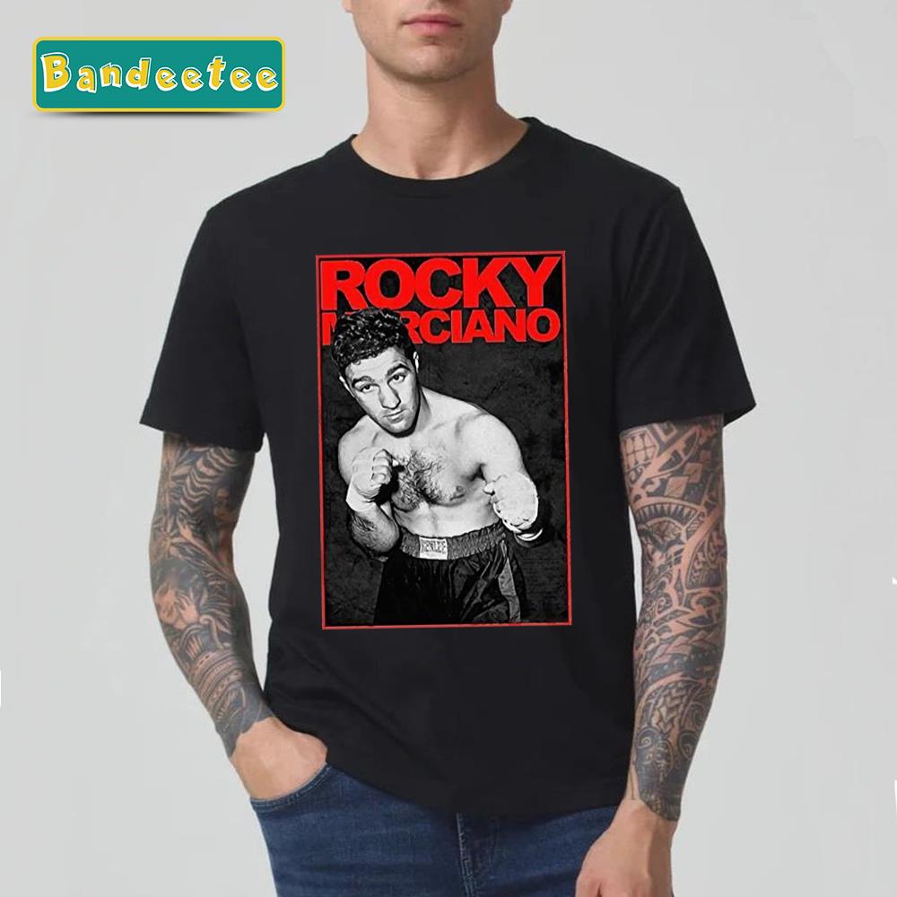 Rocky Marciano Portrait Boxing Heavyweight Super Fight Unisex T-Shirt