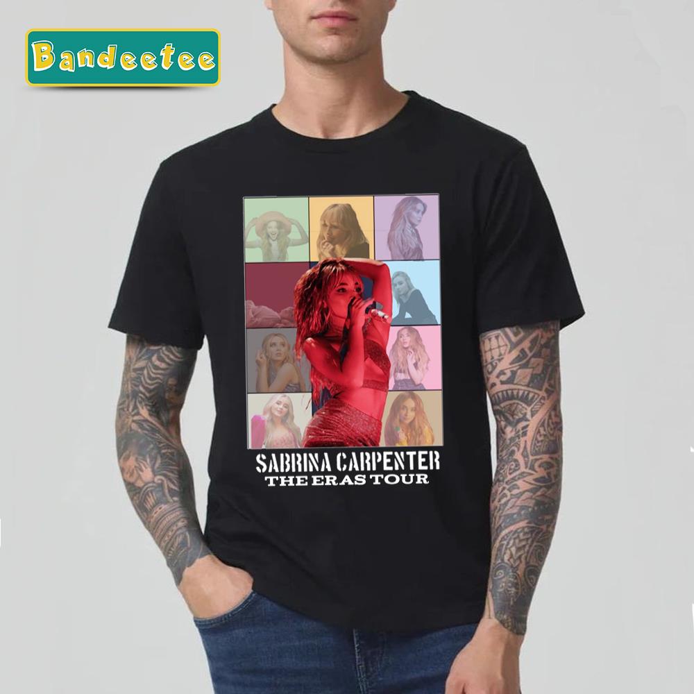 Sabrina Carpenter Eras Tour Colored Unisex T-Shirt