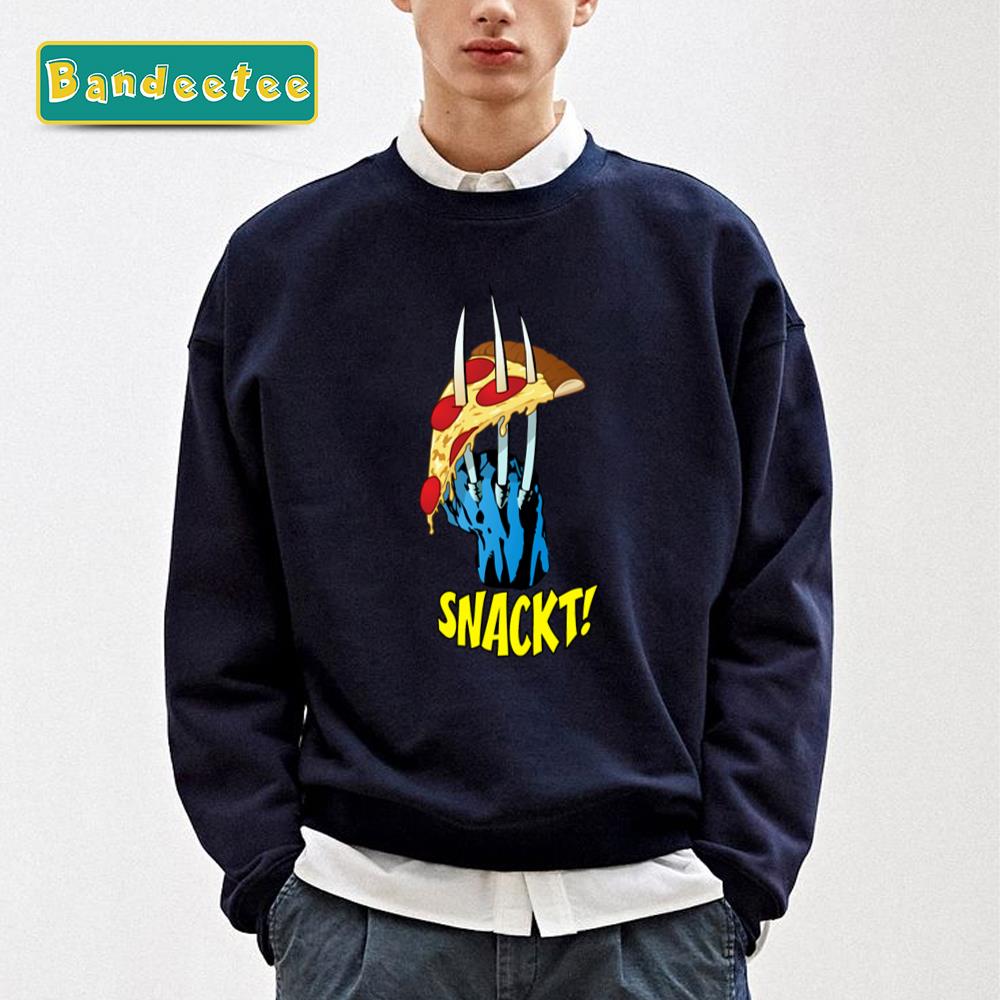 Snackt Bub Wolverine Pizza Unisex Sweatshirt