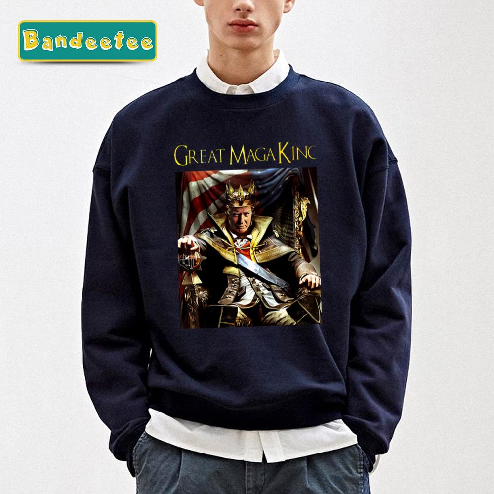 The Great Maga King Funny Trump Ultra Maga Unisex Sweatshirt