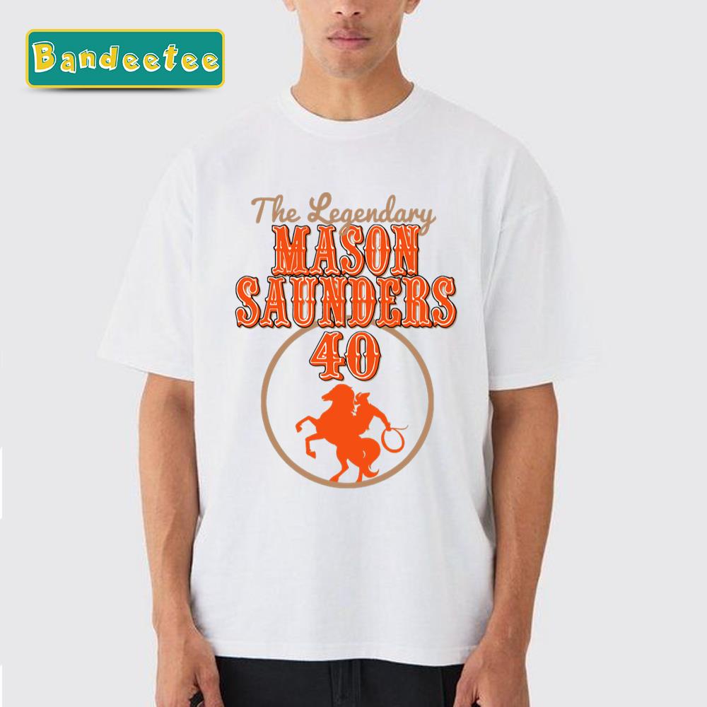 The Legendary Mason Saunders 40 Gmen Cowboy Western Unisex T-Shirt