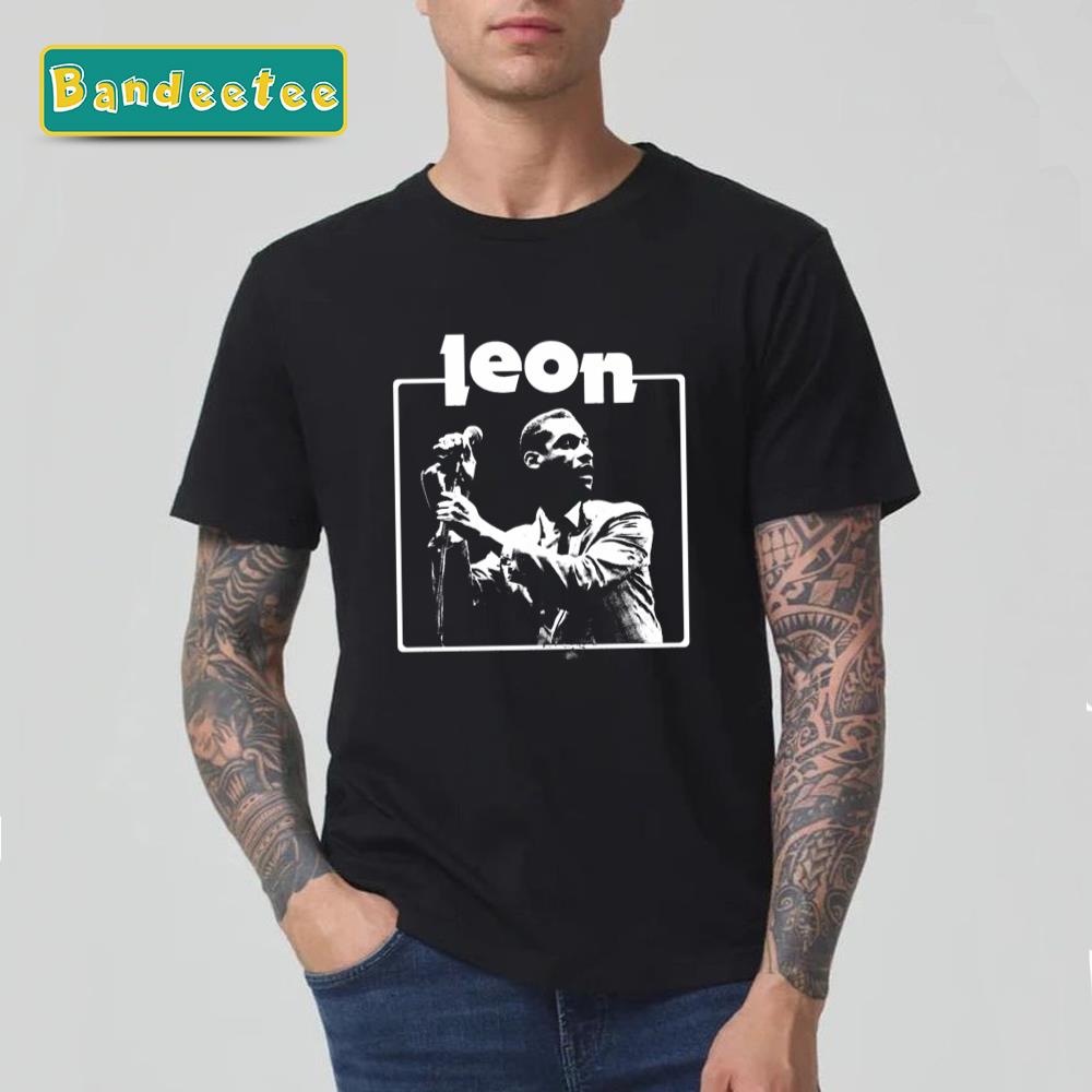 The White Stencil Leon Bridges Unisex T-Shirt