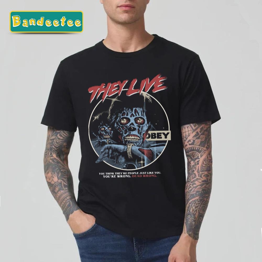 They Live John Carpenter Horror Halloween Movie Unisex T-Shirt