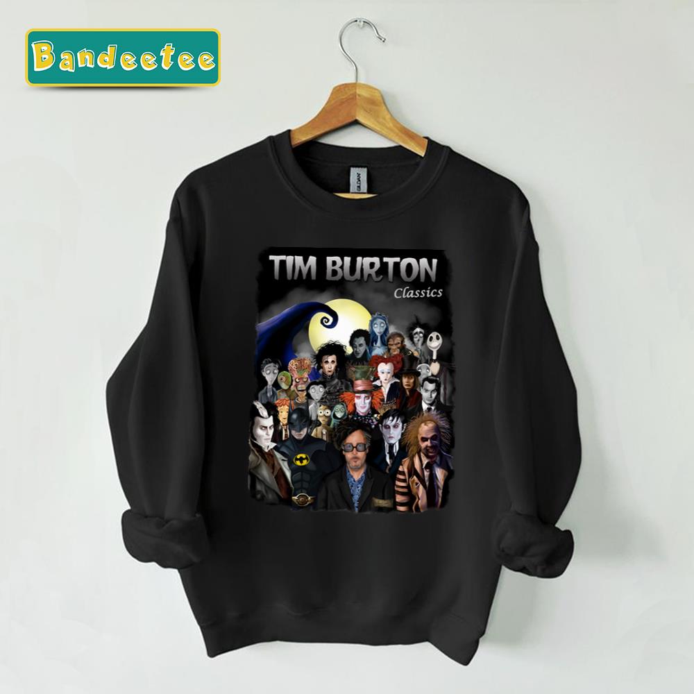 Tim Burton Halloween Characters Unisex T-Shirt