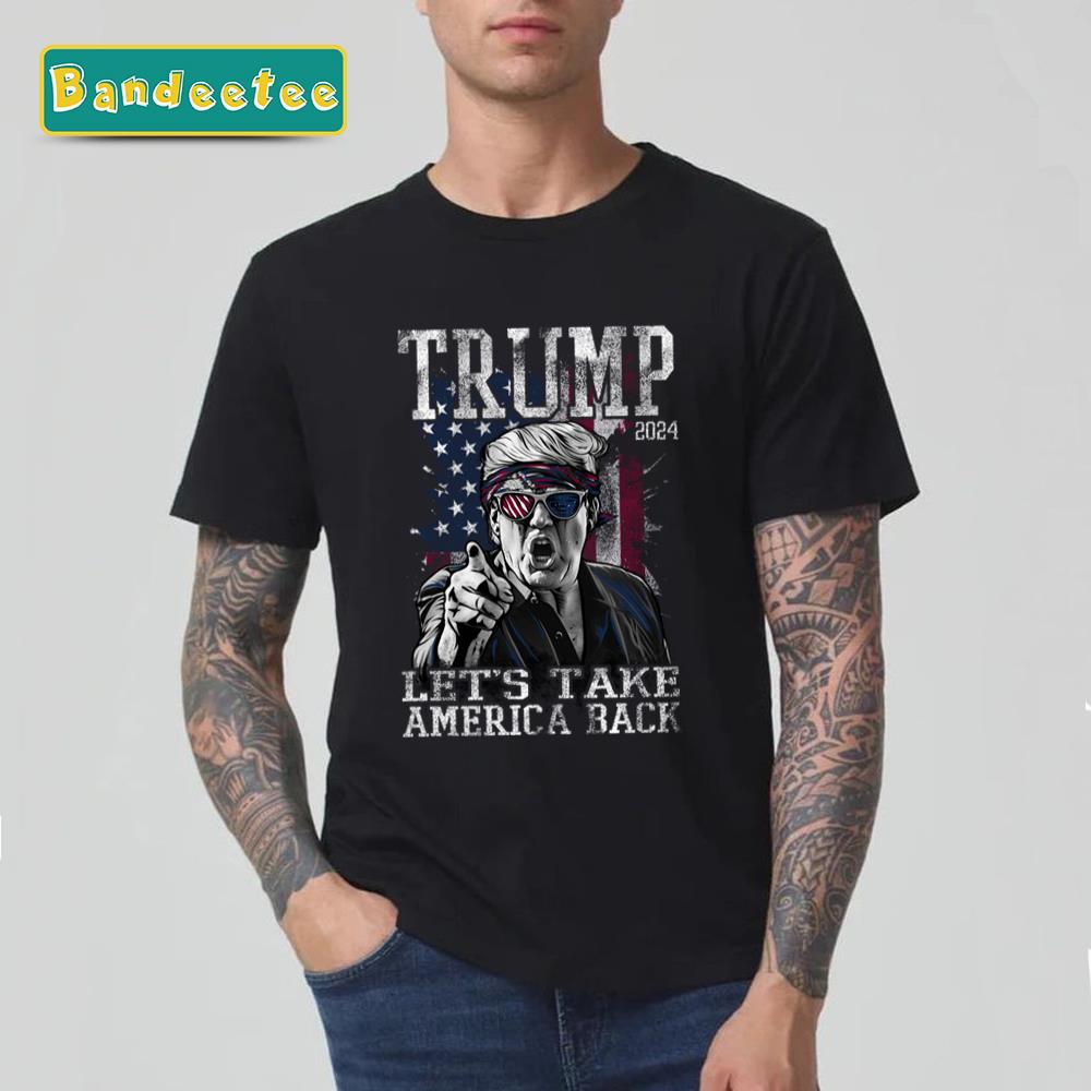 Trump Merica Design Murica 4th Of July Usa Flag Unisex T-Shirt