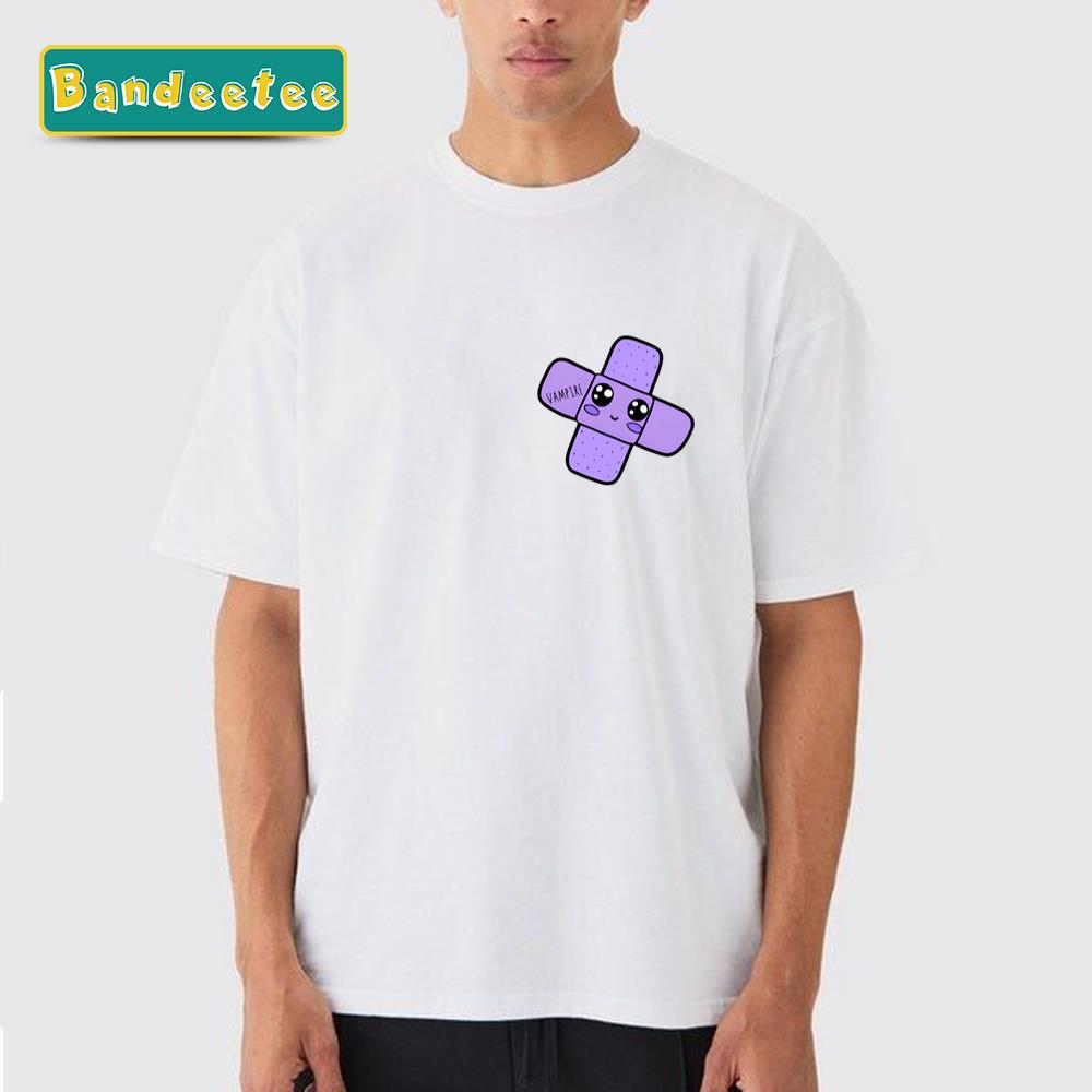 Vampire Purple Kawaii Guts Olivia Rodrigo Band Aid Unisex T-Shirt