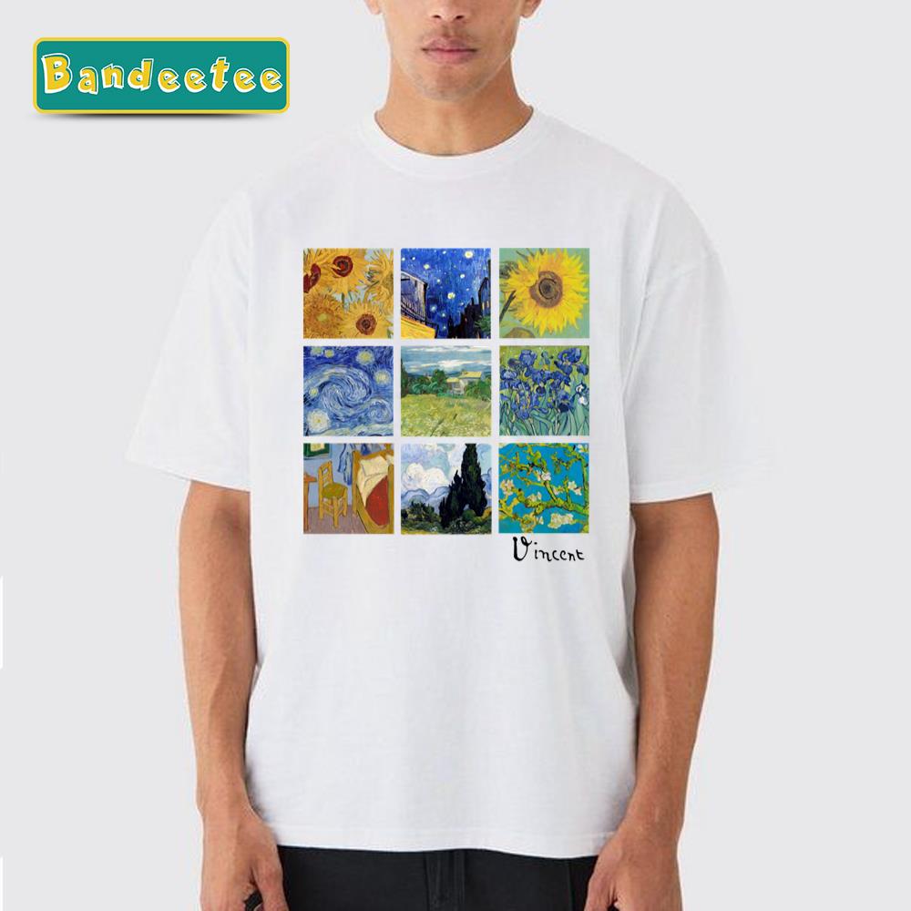 Van Gogh Collage Art Gift Unisex T-Shirt