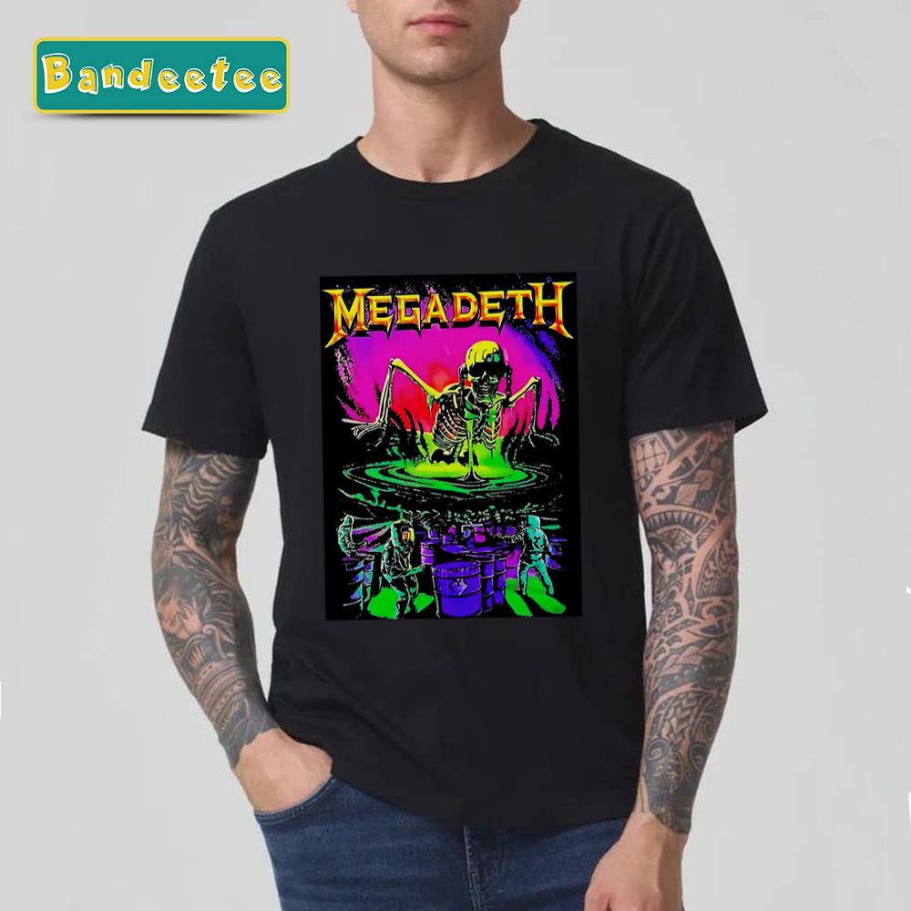 Chemical Skull Green Megadeth Unisex T-Shirt