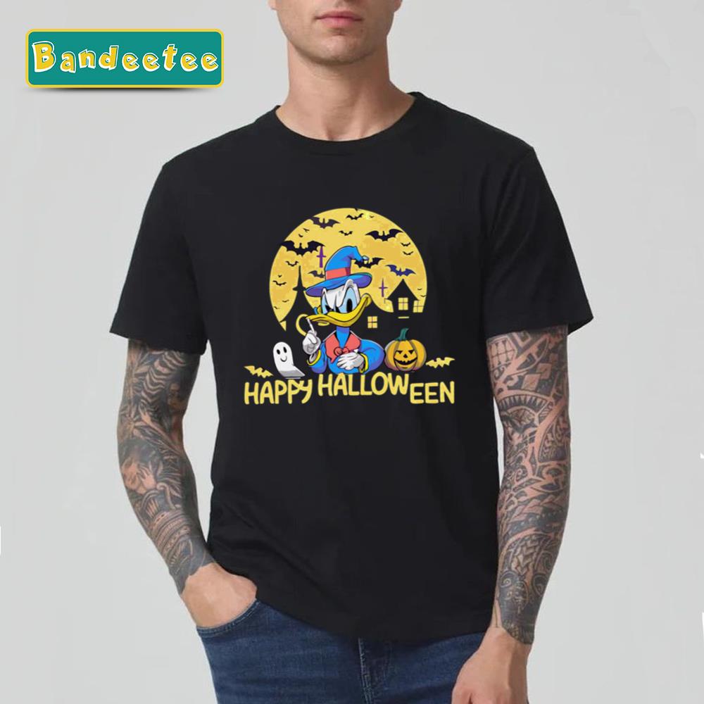 Donald Duck Celebrates Halloween Active Unisex T-Shirt