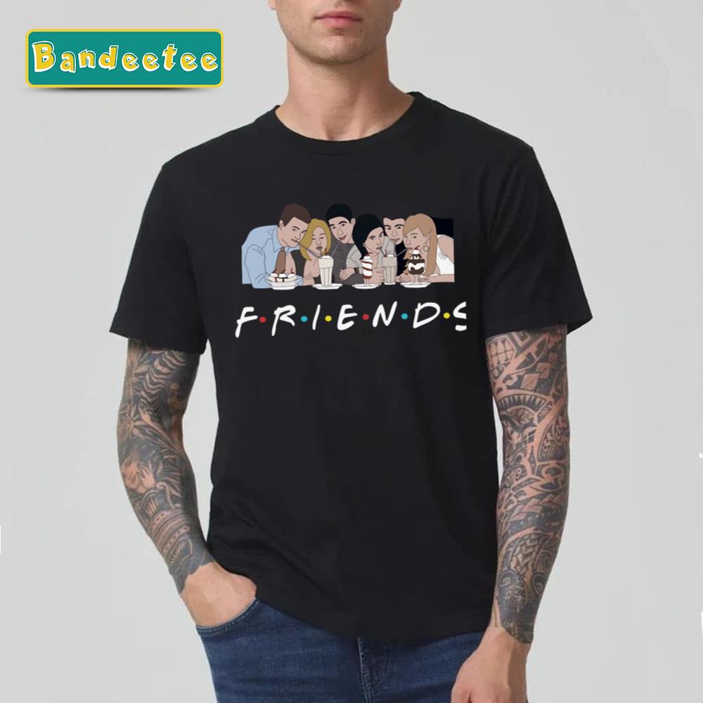 Friends Milkshake Tv Show Scene Unisex T-Shirt